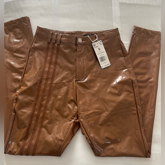 Adidas Ivy Park Latex pants size S NWT - Picture 1 of 5